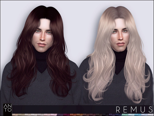 Sims 4 Remus Hair by Anto at TSR