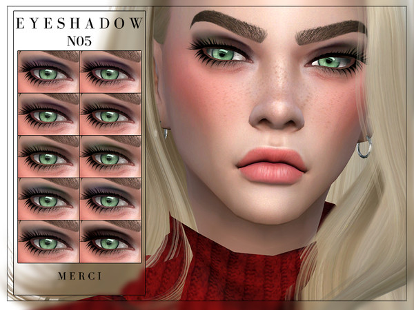 Sims 4 Eyeshadow N05 by Merci at TSR
