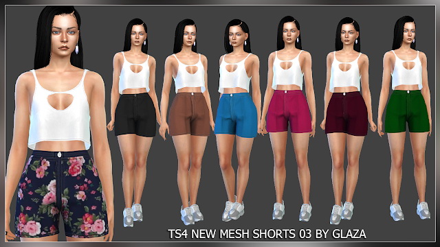 Sims 4 Shorts 03 at All by Glaza