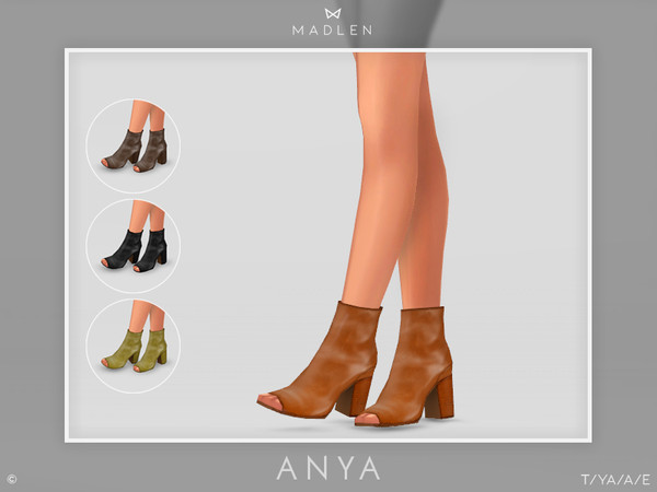 Sims 4 Madlen Anya Boots by MJ95 at TSR