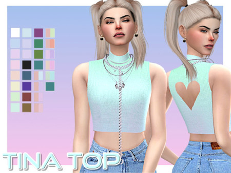 Tina Top by aesthetic-sims4 at TSR