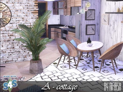 Sims 4 A frame cottage at Aifirsa