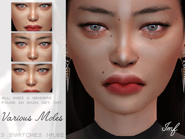 Sims 4 IMF Various Moles N.02 by IzzieMcFire at TSR