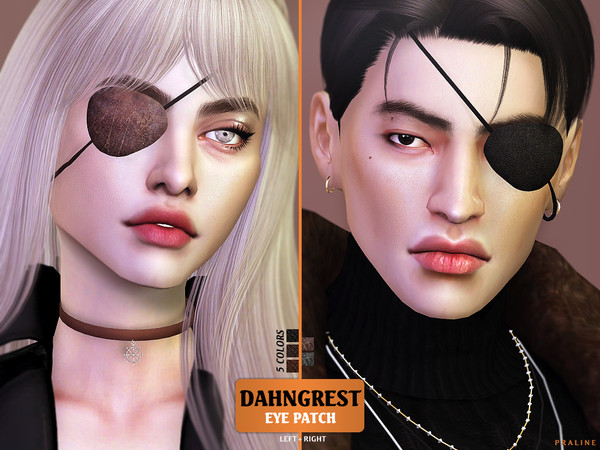 Sims 4 Dahngrest Eyepatch by Pralinesims at TSR