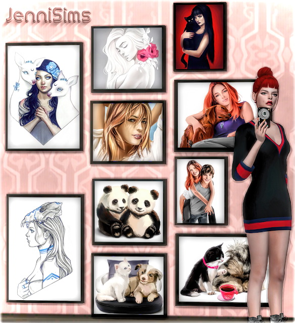 Sims 4 Paintings In Love at Jenni Sims