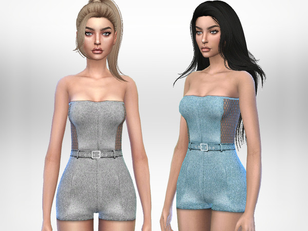 Sims 4 Belted Outfit by Puresim at TSR