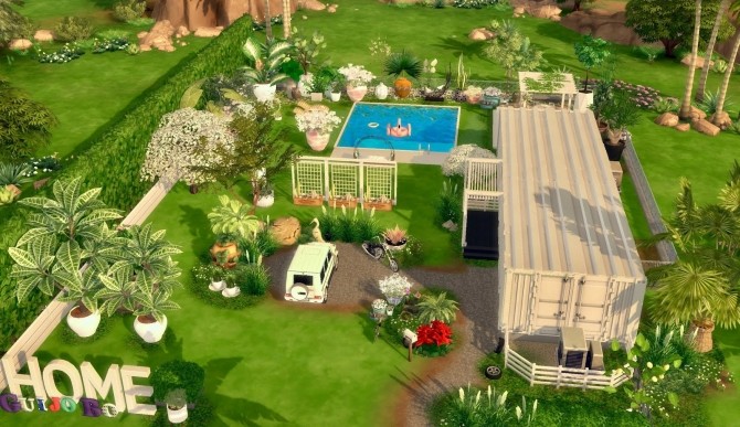 Sims 4 BEACH HOUSE CONTAINER at Guijobo