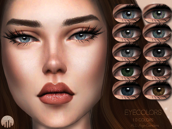 Sims 4 Realistic Eyecolors BES11 by busra tr at TSR