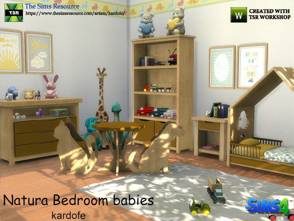 Sims 4 Natura Bedroom Babies by kardofe at TSR