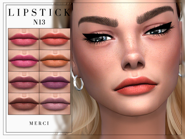 Sims 4 Lipstick N13 by Merci at TSR