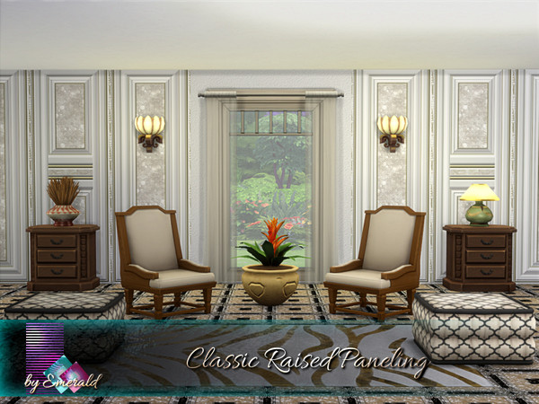 Sims 4 Classic Raised Paneling by emerald at TSR