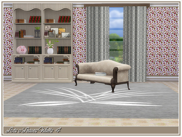 Sims 4 Lots oLeaves Walls by marcorse at TSR