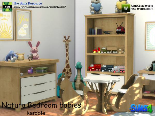Sims 4 Natura Bedroom Babies by kardofe at TSR