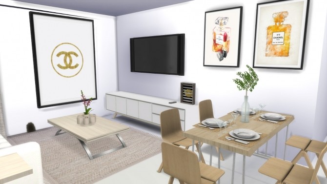 Sims 4 Small & Luxury Apartment at Dinha Gamer