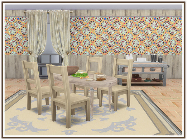 Sims 4 Set of 6 Walls by marcorse at TSR