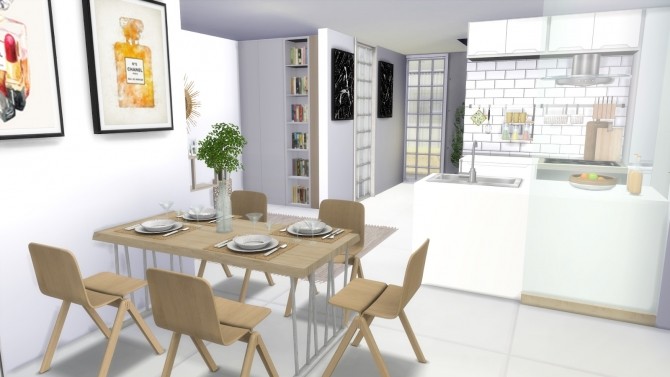 Sims 4 Small & Luxury Apartment at Dinha Gamer