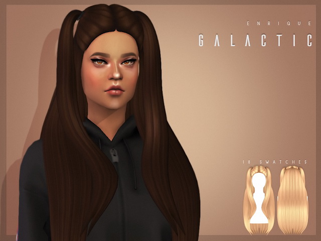 Sims 4 Galactic Hairstyle at Enriques4