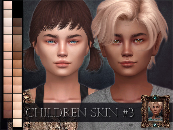 Sims 4 Children Skin 3 by RemusSirion at TSR