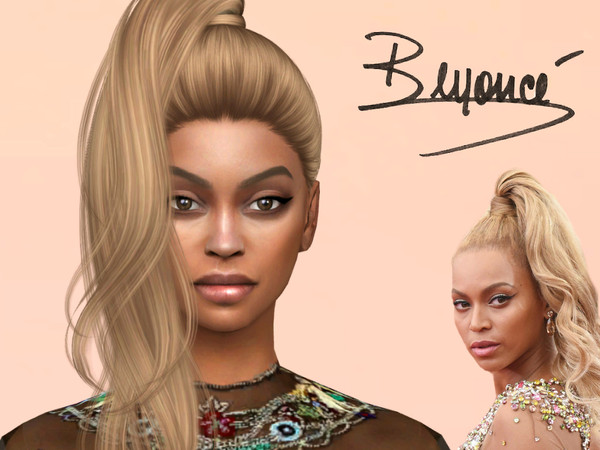 Sims 4 Beyonce Knowles by Jolea at TSR