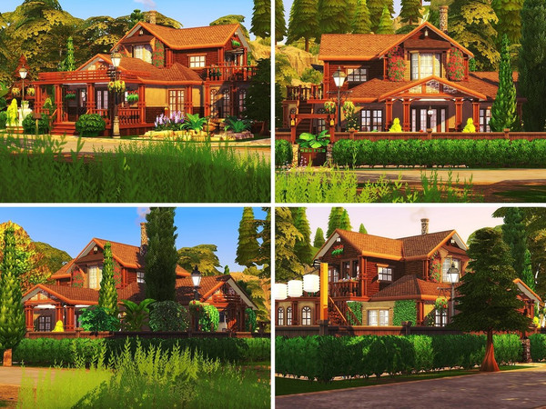 Sims 4 Windenburg Hill house by MychQQQ at TSR