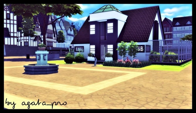Sims 4 Modern in Downtown at Agathea k