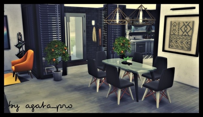 Sims 4 Modern in Downtown at Agathea k