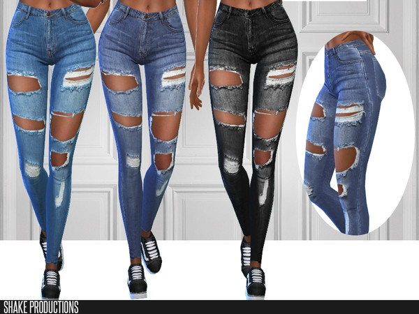 Sims 4 242 Jeans by ShakeProductions at TSR