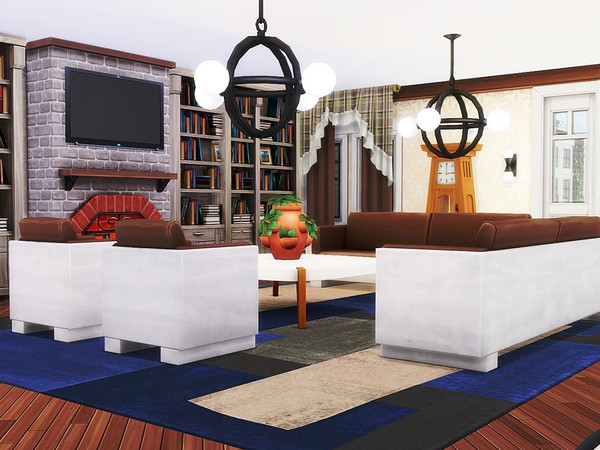 Sims 4 Cozy Family Villa by MychQQQ at TSR