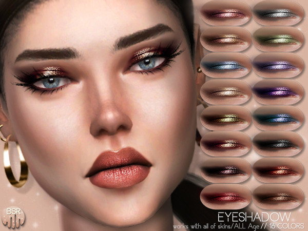 Sims 4 Realistic Eyeshadow BS04 by busra tr at TSR