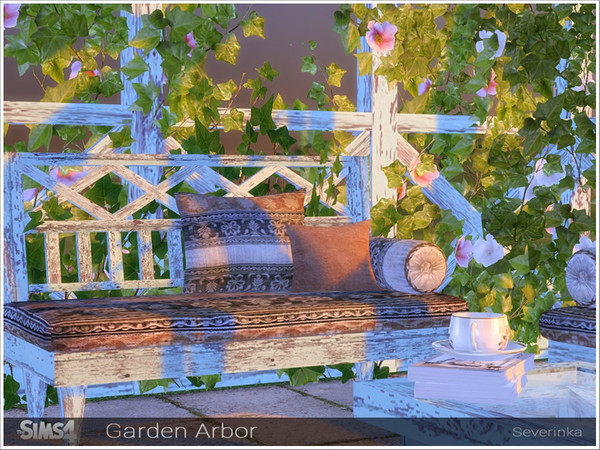 Sims 4 Garden Arbor by Severinka at TSR
