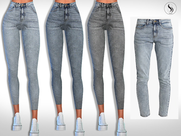 Sims 4 Relaxed Fit Jeans by Saliwa at TSR