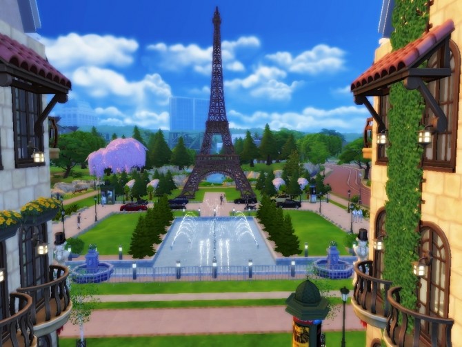 Sims 4 Paris France for TS4 at Simmer Rebelde