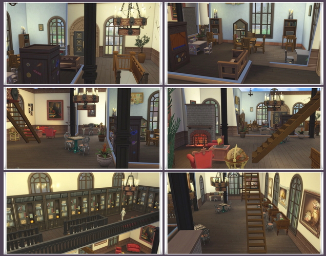 Sims 4 Ancient Library Windenburg at Birksches Sims Blog