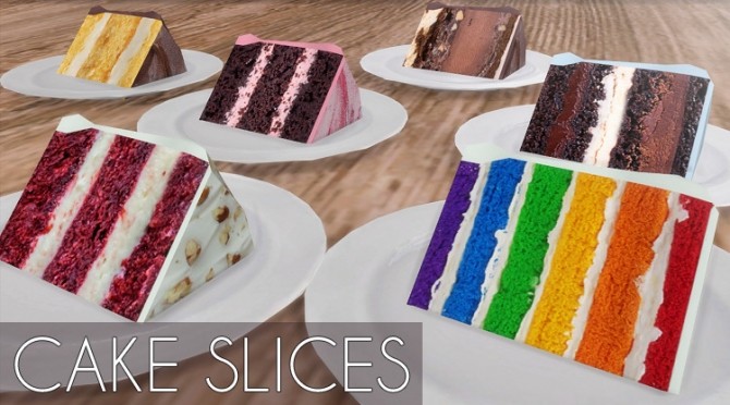 Sims 4 PATISSERIE WEEK Day 3: Cake Slices at Descargas Sims