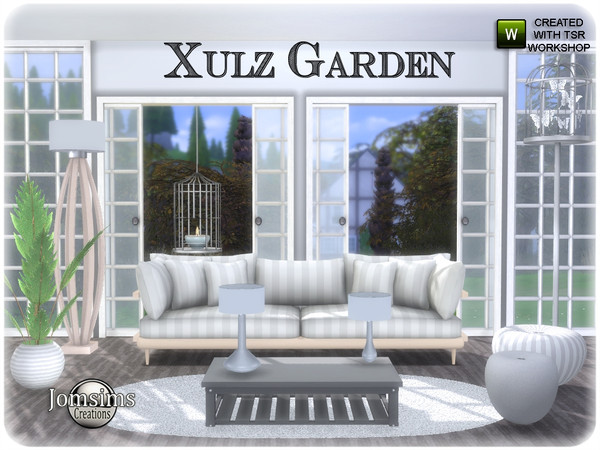 Sims 4 Xulz Garden set by jomsims at TSR