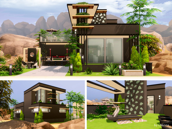 Sims 4 Micro Zen house by Lhonna at TSR