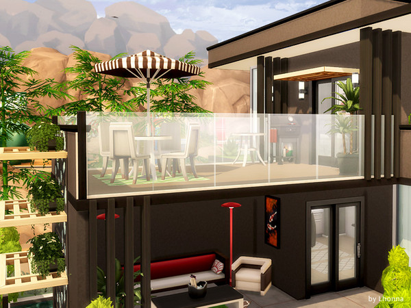Sims 4 Micro Zen house by Lhonna at TSR