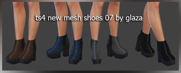 Sims 4 Shoes 07 (P) at All by Glaza
