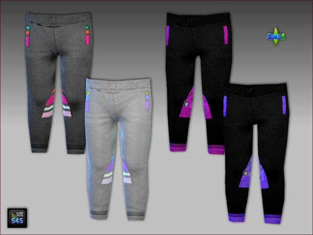 Sims 4 Sweaters and pants for toddler girls by Mabra at Arte Della Vita