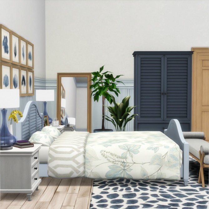 Sims 4 Annabel Bedroom Suite 7 new items at Simsational Designs