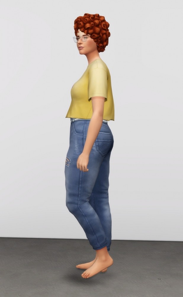 Sims 4 Mom jeans regular fit 18 colors at Rusty Nail