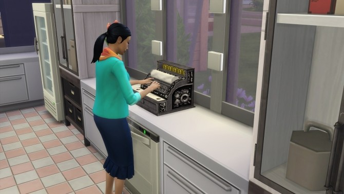 Sims 4 Conversion for TS4 of OFB cashregister by Cocomama at Mod The Sims