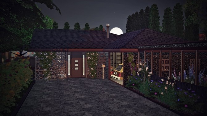 Sims 4 11 | MID CENTURY BUNGALOW at SoulSisterSims