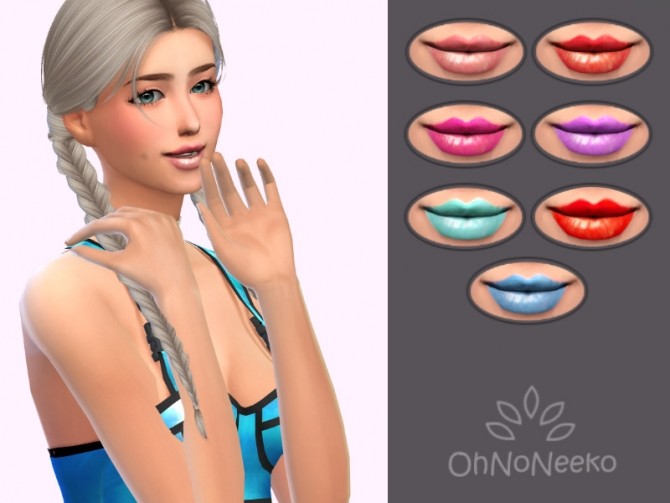 Sims 4 Ashe Lipstick at OhNoNeeko