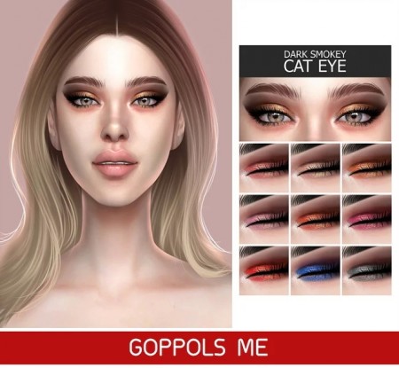 GPME Dark Smokey Cat Eye at GOPPOLS Me » Sims 4 Updates
