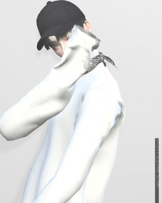 Sims 4 Square Scarf (P) at RYUFFY