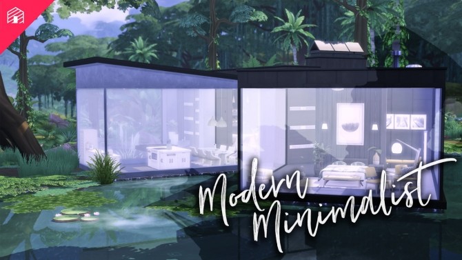 Sims 4 Modern minimalist house at Harrie