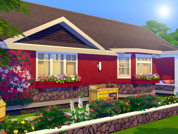 Sims 4 Ruby Cottage Nocc by sharon337 at TSR