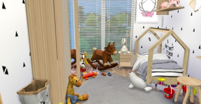 Sims 4 Toddler Girl Beach House at MODELSIMS4