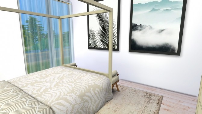 Sims 4 Beach House Bedroom at MODELSIMS4